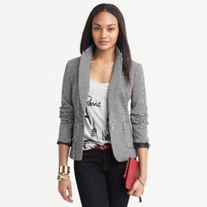 Banana Republic houndstooth blazer